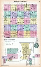 Washington County, Haddam City, Greenleaf, Kansas State Atlas 1887